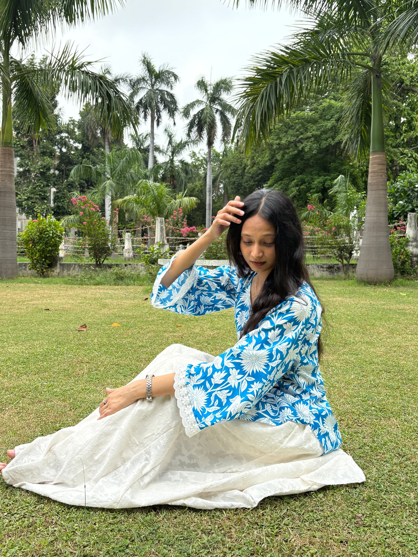 NOOR BELL SLEEVES KURTI BY PINTEREST WARDROBE