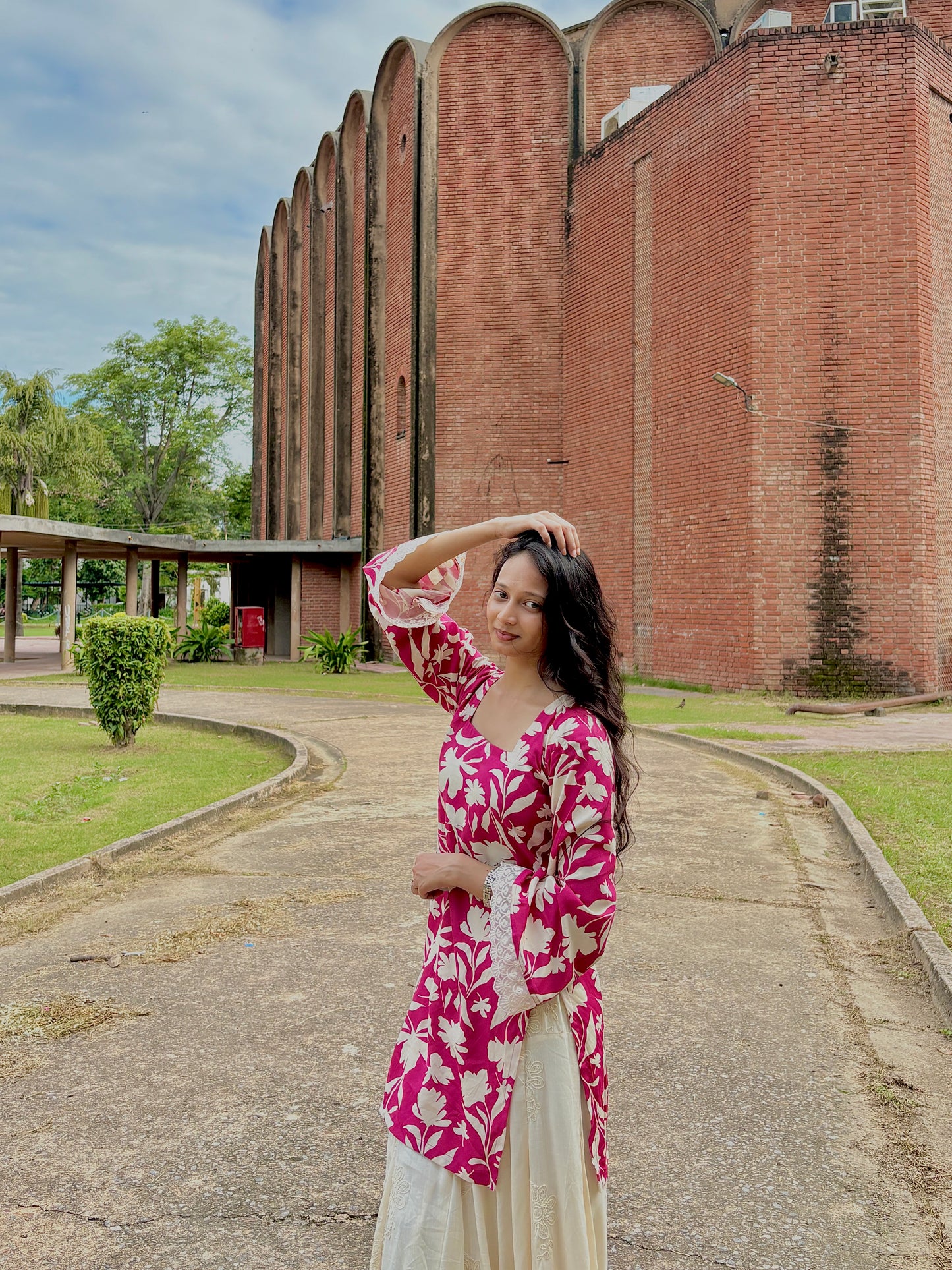 GULRUNG BELL SLEEVES KURTI BY PINTEREST WARDROBE